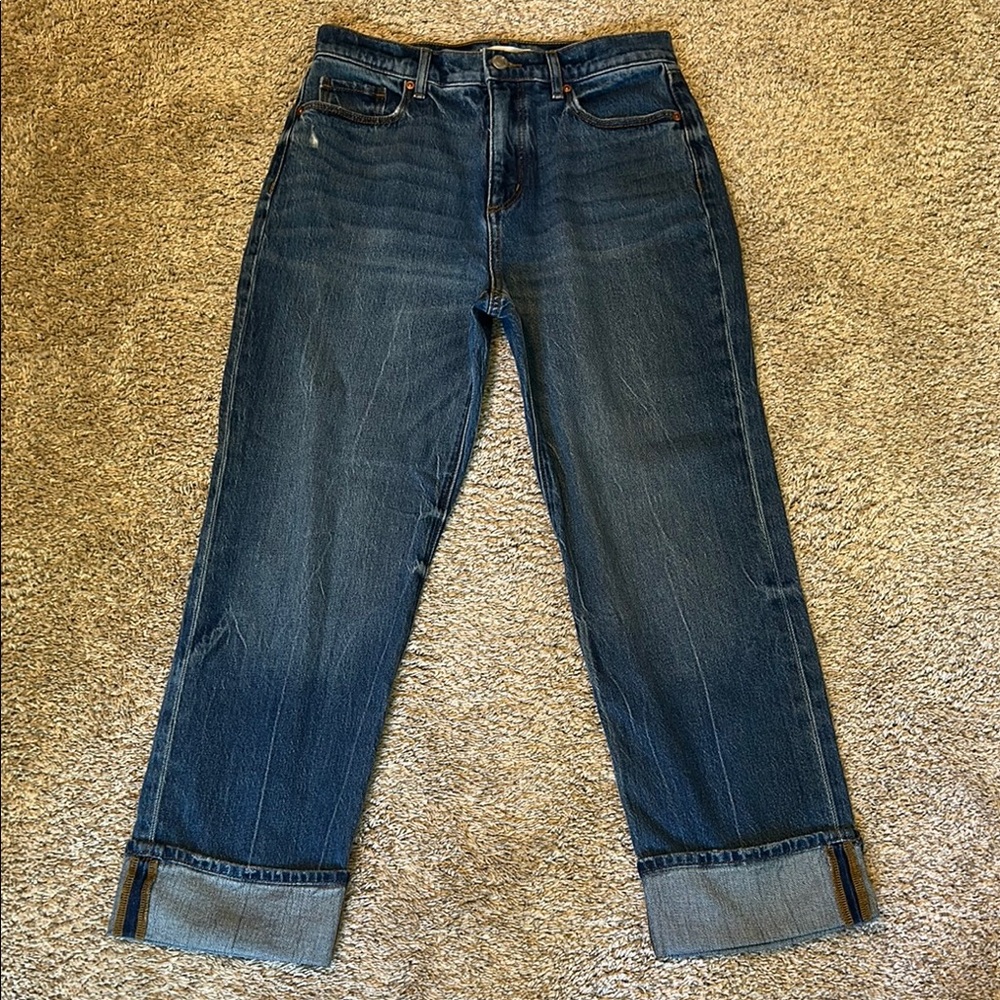 LOFT Dark Blue Denim Jeans Size 27/4